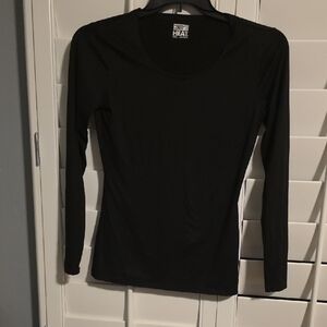 32 Degrees Women's Black Long Sleeve Top